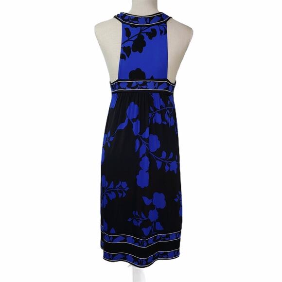 BCBGMaxazria Floral Hi Neck Dress - Picture 3 of 12